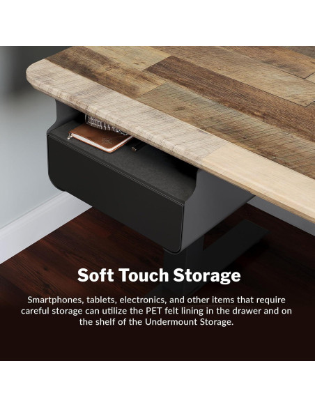 Organizador Bajo Escritorio Vari - Cajón y Estante 30.5x49cm