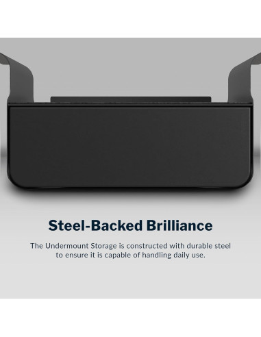 Organizador Bajo Escritorio Vari - Cajón y Estante 30.5x49cm