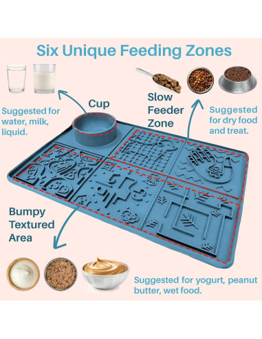 Alfombrilla de Lamer Tails & Tales Grande Antideslizante