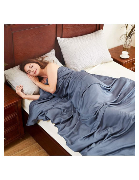 Funda de Edredón Cooling Dornroscn Individual Azul Marino