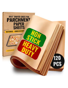 Hojas de Papel para Hornear Baker's Signature 20x30 cm - 120 Unidades