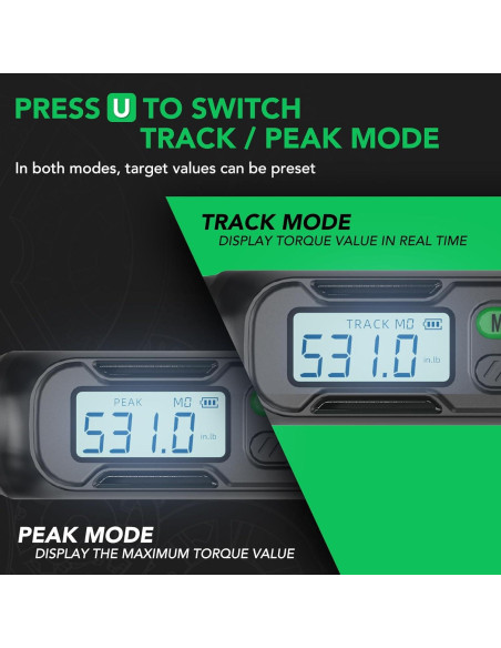 Llave de Torque Digital 3/8 LLAVETOR 2.98-59.96 Nm Precisa