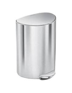 Cubo de Basura Simplehuman 6L Acero Inoxidable Cepillado