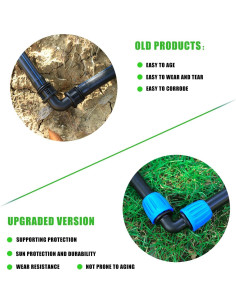 10 Accesorios de Codo para Riego por Goteo FULAIERGD 1/2" 2