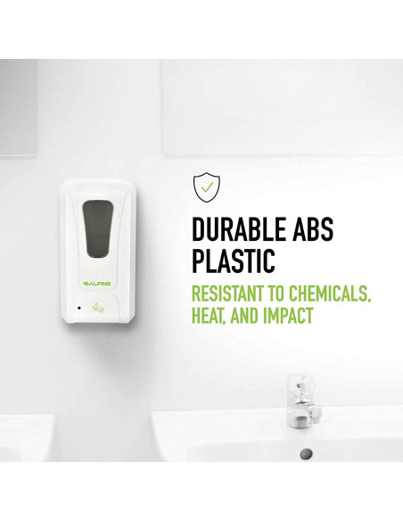 Dispensador Automático de Desinfectante Alpine 1200ml Blanco