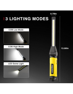 Luz de Trabajo LED Napatyre 1000 Lúmenes Recargable Magnética 2