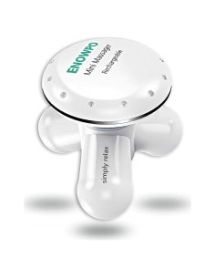 Masajeador Portátil ENOWPO Blanco Alivio Dolor Muscular