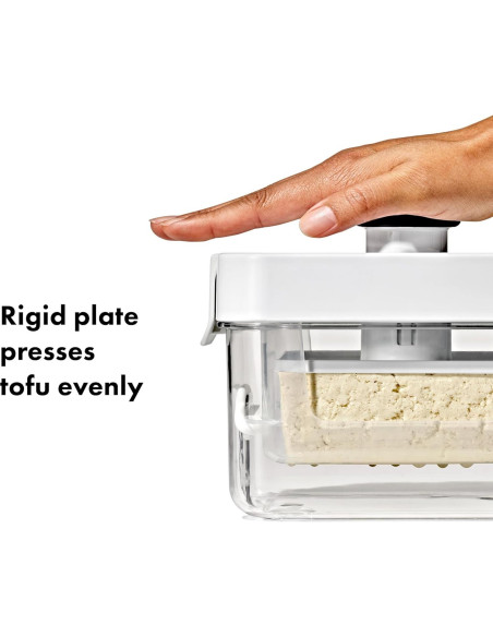 Prensa de Tofu OXO Good Grips - Plástico Blanco, 0.63 kg