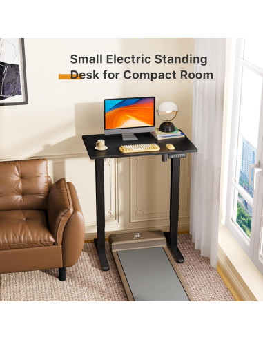 Escritorio Eléctrico Ajustable JOY worker GHED121D-1P80-B Negro