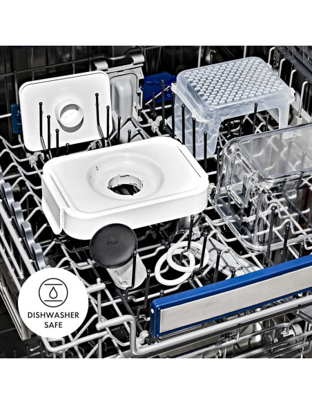 Prensa de Tofu OXO Good Grips - Plástico Blanco, 0.63 kg