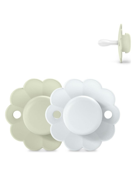 Chupete Suavinex Wonder Baby 0-6 Meses Tetina Silicona 2 Piezas