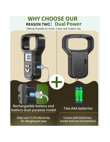 Balanza de Pesca MEIYA Digital 49.9 kg Pantalla LCD USB-C