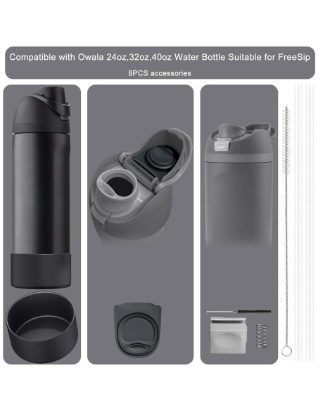 Accesorios para Botella Owala 24oz Affute - 6 Piezas