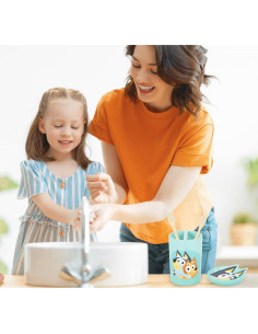 Soporte para Cepillos de Dientes Jay Franco Bluey - Resina Azul 2