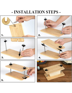Prensa de Tofu de Bambú Yueshico Drenador Ecológico 23.37x13.21cm 2