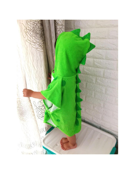 Bata de baño con capucha Kreomitxt dinosaurio 0-4 años