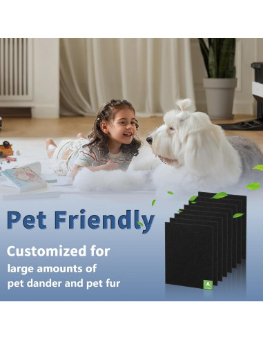 Filtro Pre A HRF-A300 Funmit para Purificador Honeywell HPA300 - 8 Piezas