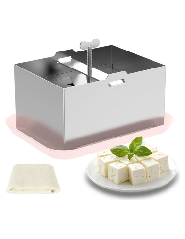 Prensa de Tofu JUSTHERE de Acero Inoxidable 304 para 0.91 kg