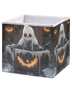 Cesta de Almacenamiento Plegable Haskirky 28x28 cm Halloween