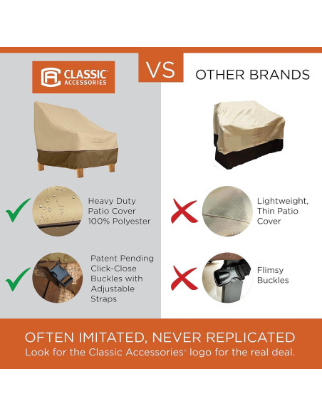 Cubierta para parrilla de cerámica Classic Accessories 60" impermeable