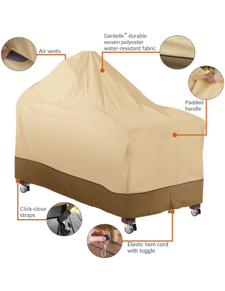 Cubierta para parrilla de cerámica Classic Accessories 60" impermeable