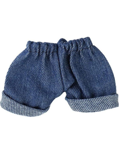 Conjunto de Ropa para Muñeca Labubu 17cm - Sudadera Azul y Jeans