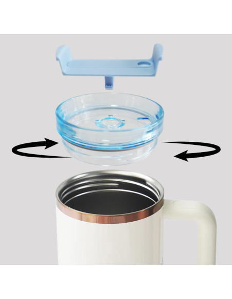 Tapa de Reemplazo Dreamfocus para Stanley Quencher 1.18L Azul