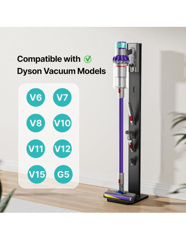 Soporte para Aspiradora PEGZONE con Ganchos, Compatible Dyson