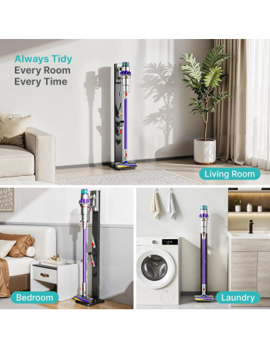 Soporte para Aspiradora PEGZONE con Ganchos, Compatible Dyson