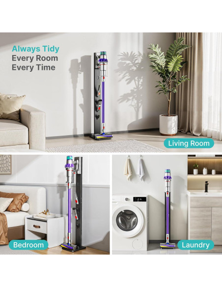 Soporte para Aspiradora PEGZONE con Ganchos, Compatible Dyson