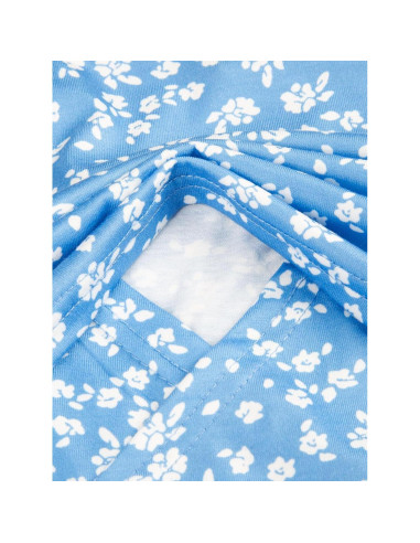 Vestido de Maternidad Floral Azul para Lactancia - Verano