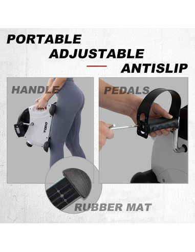 Mini Bicicleta de Ejercicio TODO Pedal Portátil con Monitor LCD