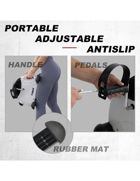 Mini Bicicleta de Ejercicio TODO Pedal Portátil con Monitor LCD