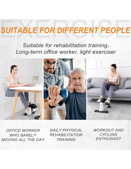 Mini Bicicleta de Ejercicio TODO Pedal Portátil con Monitor LCD