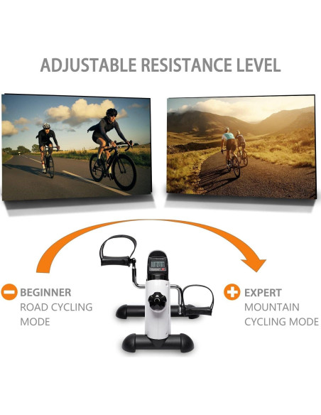 Mini Bicicleta de Ejercicio TODO Pedal Portátil con Monitor LCD