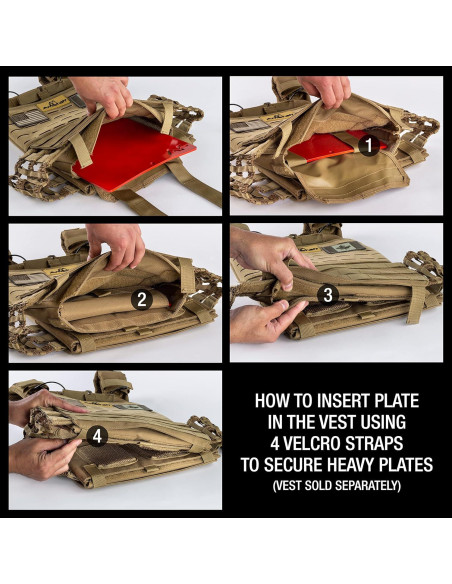 Placas de Peso Táctico AmStaff Fitness 7.7kg - Ergonomía 3D