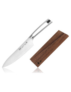 Cuchillo de Chef Cangshan TN1 8" Acero Sueco 14C28N Forjado