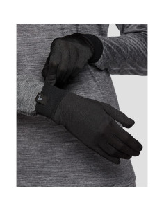 Guantes Forro Thermasilk Terramar Niñas X-Pequeño Negro 2