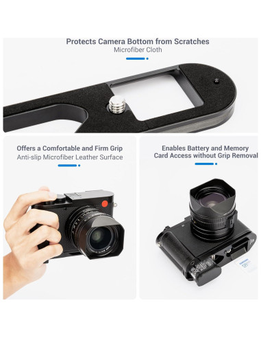 Soporte en L para cámara Leica Q3/Q3 43 con liberación rápida