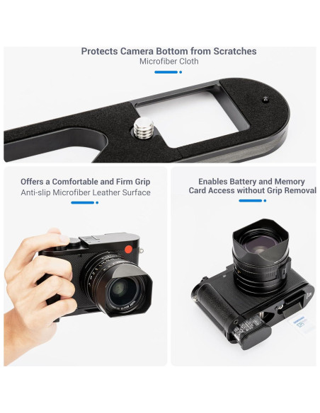 Soporte en L para cámara Leica Q3/Q3 43 con liberación rápida