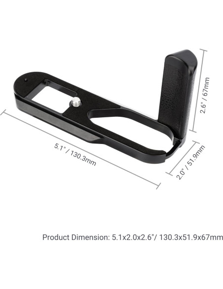Soporte en L para cámara Leica Q3/Q3 43 con liberación rápida