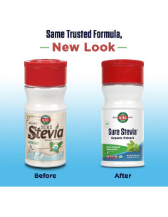 KAL Stevia Orgánica en Polvo 36.9g - Edulcorante Sin Calorías 2