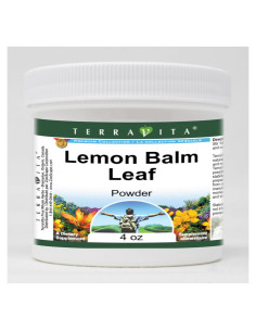 Polvo de Hoja de Melisa TerraVita 113 g Sin Rellenos