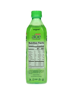 Bebida de Jugo de Aloe Vera Iberia Original 500 ml - Paquete de 8 2