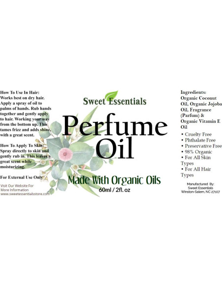 Aceite de Fragancia Musgo de Cardamomo Sweet Essentials 60ml