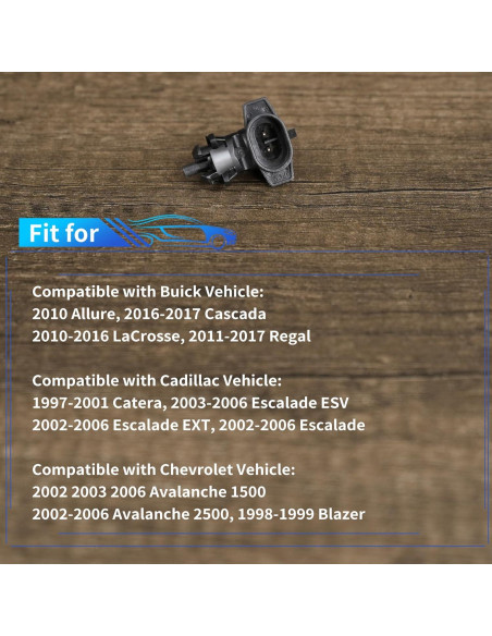 Sensor de Temperatura del Aire Ambiental Rldym 9152245 para Chevrolet, Cadillac y Buick