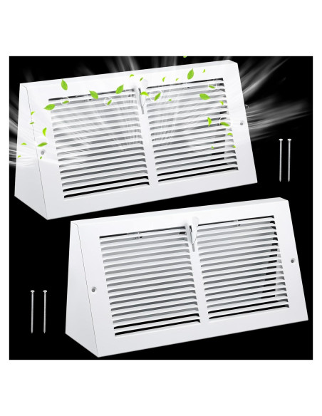 Cubiertas de Ventilación de Zócalo Yaocom 35.56x15.24cm - 2 Pcs