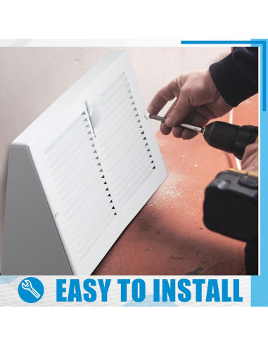 Cubiertas de Ventilación de Zócalo Yaocom 35.56x15.24cm - 2 Pcs