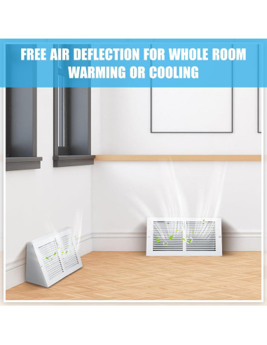 Cubiertas de Ventilación de Zócalo Yaocom 35.56x15.24cm - 2 Pcs