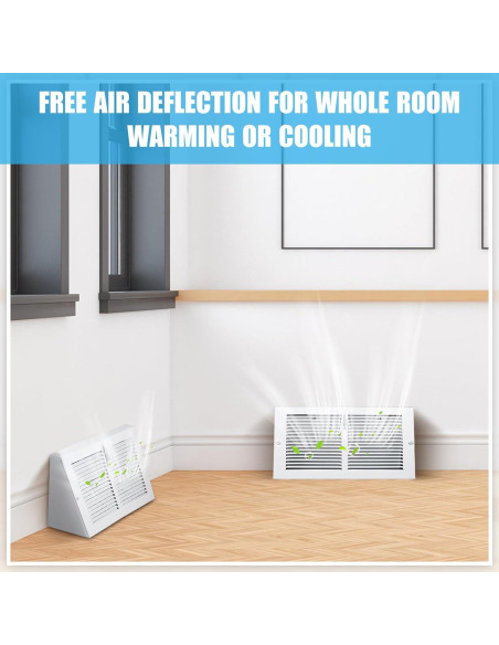 Cubiertas de Ventilación de Zócalo Yaocom 35.56x15.24cm - 2 Pcs